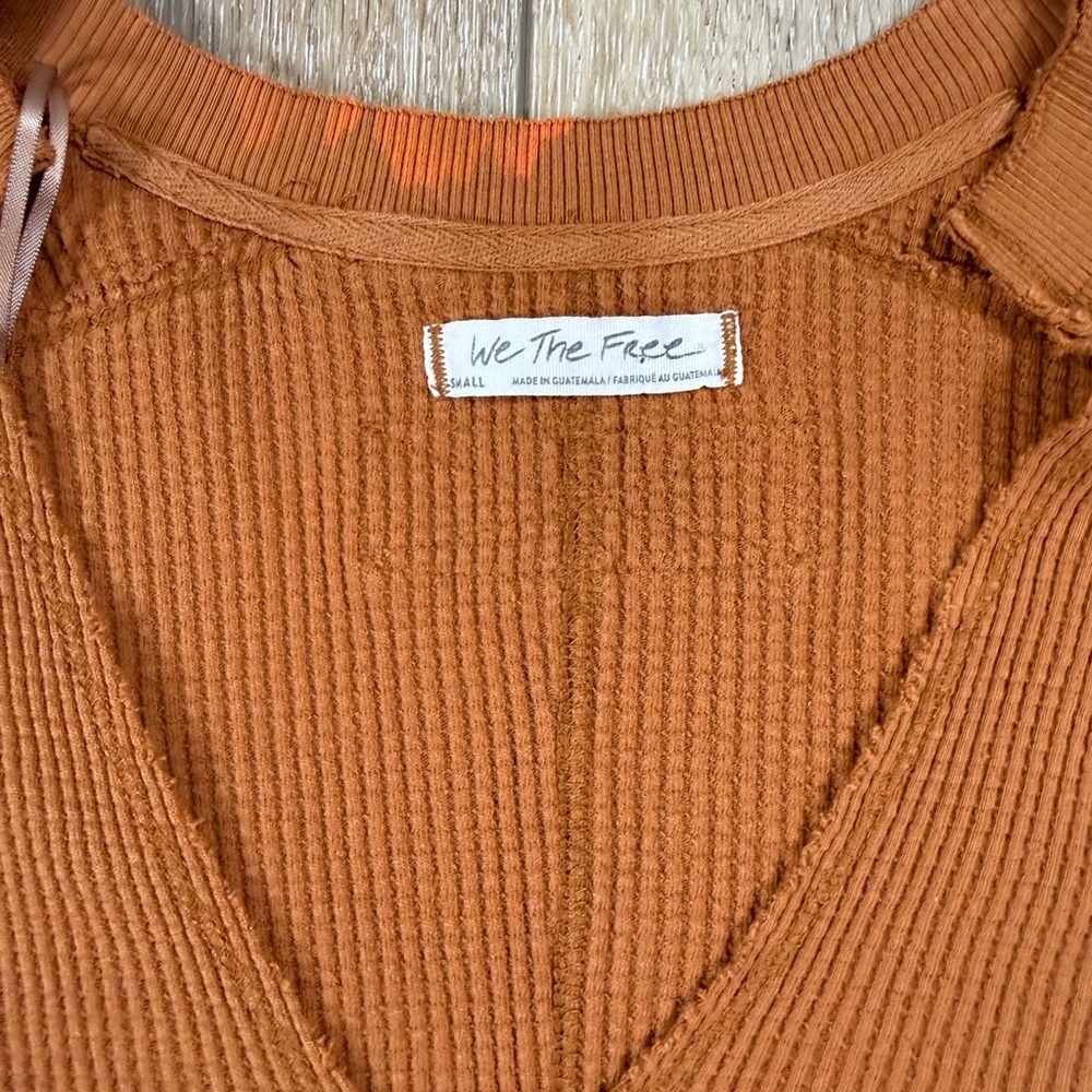We the Free Free People Owen Thermal Women's Small - Picture 10 of 14